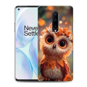 Силиконовый чехол на OnePlus 8 с принтом Милая сова
