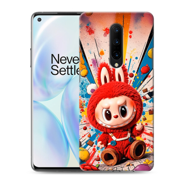 Силиконовый чехол на OnePlus 8 с принтом Labubu Лабубу Силиконовый чехол на OnePlus 8 с принтом Labubu Лабубу