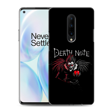 Силиконовый чехол на OnePlus 8 с принтом Death note Тетрадь смерти Силиконовый чехол на OnePlus 8 с принтом Death note Тетрадь смерти