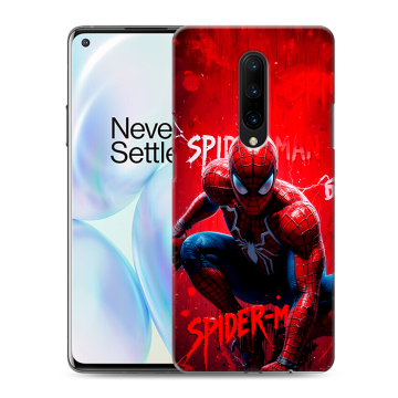 Силиконовый чехол на OnePlus 8 с принтом Spiderman Человек паук Силиконовый чехол на OnePlus 8 с принтом Spiderman Человек паук