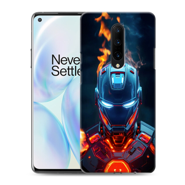 Силиконовый чехол на OnePlus 8 с принтом IronMan Железный человек