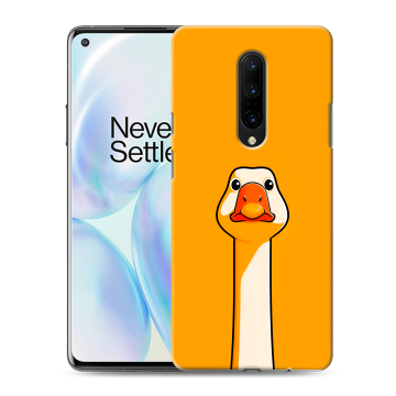 Силиконовый чехол на OnePlus 8 с принтом Смешная утка
