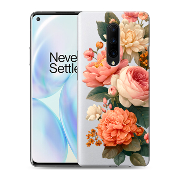 Силиконовый чехол на OnePlus 8 с принтом цветы