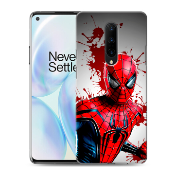 Силиконовый чехол на OnePlus 8 с принтом Spiderman Человек паук Силиконовый чехол на OnePlus 8 с принтом Spiderman Человек паук