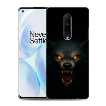Силиконовый чехол на OnePlus 8 с принтом Волк