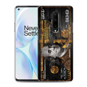 Силиконовый чехол на OnePlus 8 с принтом Доллар деньги Силиконовый чехол на OnePlus 8 с принтом Доллар деньги