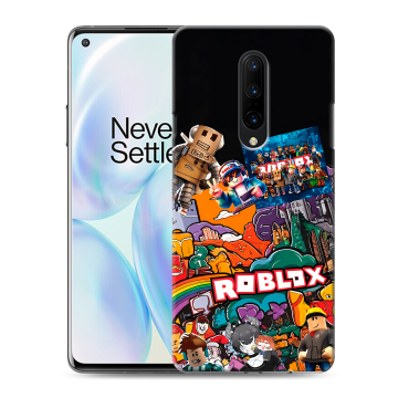 Силиконовый чехол на OnePlus 8 с принтом Roblox Роблокс