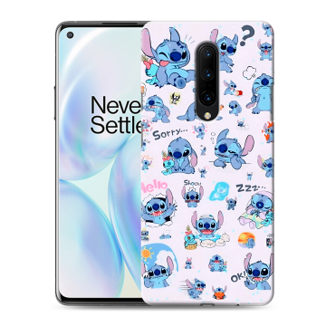Силиконовый чехол на OnePlus 8 с принтом Лило и Стич