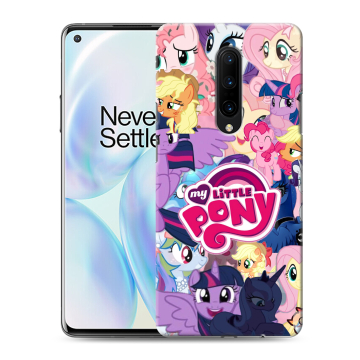 Силиконовый чехол на OnePlus 8 с принтом My little pony Дружба чудо