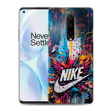 Силиконовый чехол на OnePlus 8 с принтом Nike Найк