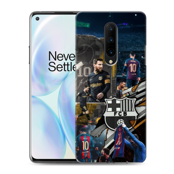 Силиконовый чехол на OnePlus 8 с принтом Messi Barcelona