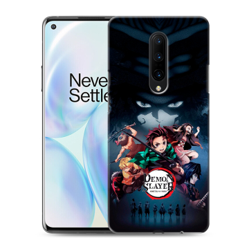 Силиконовый чехол на OnePlus 8 с принтом Demon Slayer Клинок рассекающий демонов