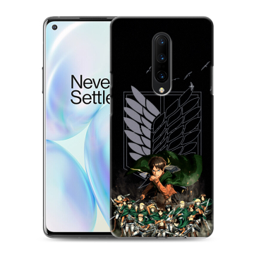 Силиконовый чехол на OnePlus 8 с принтом Атака титанов Силиконовый чехол на OnePlus 8 с принтом Атака титанов