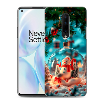 Силиконовый чехол на OnePlus 8 с принтом Новый год