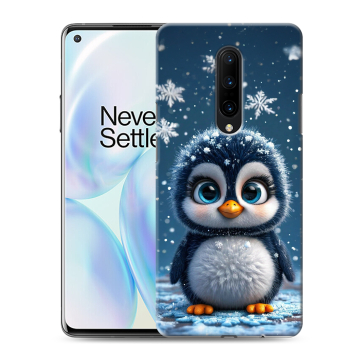 Силиконовый чехол на OnePlus 8 с принтом Новый год