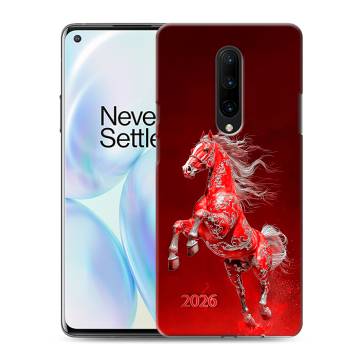 Силиконовый чехол на OnePlus 8 с принтом Новый год