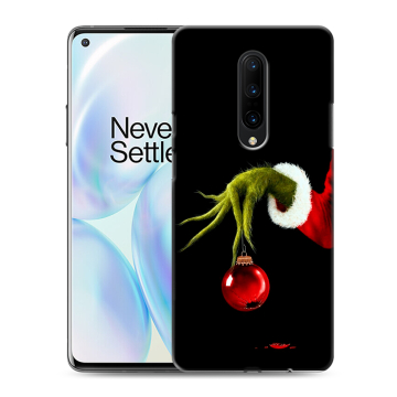 Силиконовый чехол на OnePlus 8 с принтом Новый год Гринч
