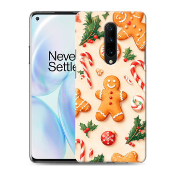 Силиконовый чехол на OnePlus 8 с принтом Новый год