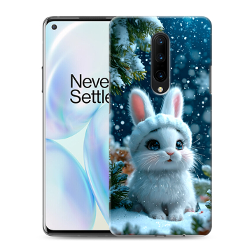 Силиконовый чехол на OnePlus 8 с принтом Новый год