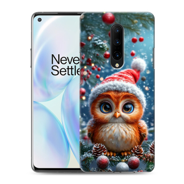 Силиконовый чехол на OnePlus 8 с принтом Новый год