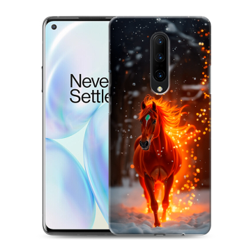 Силиконовый чехол на OnePlus 8 с принтом Новый год