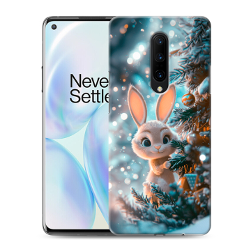 Силиконовый чехол на OnePlus 8 с принтом Новый год