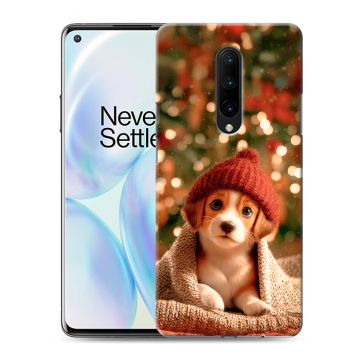 Силиконовый чехол на OnePlus 8 с принтом Новый год