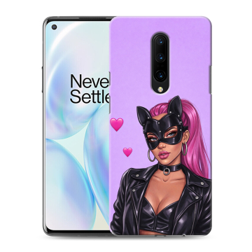 Силиконовый чехол на OnePlus 8 с принтом женский