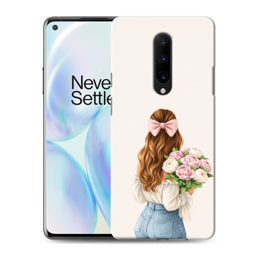 Силиконовый чехол на OnePlus 8 с принтом женский Силиконовый чехол на OnePlus 8 с принтом женский