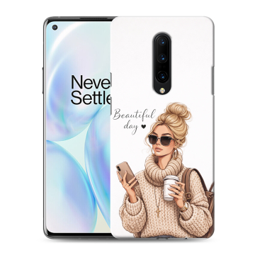 Силиконовый чехол на OnePlus 8 с принтом женский Силиконовый чехол на OnePlus 8 с принтом женский