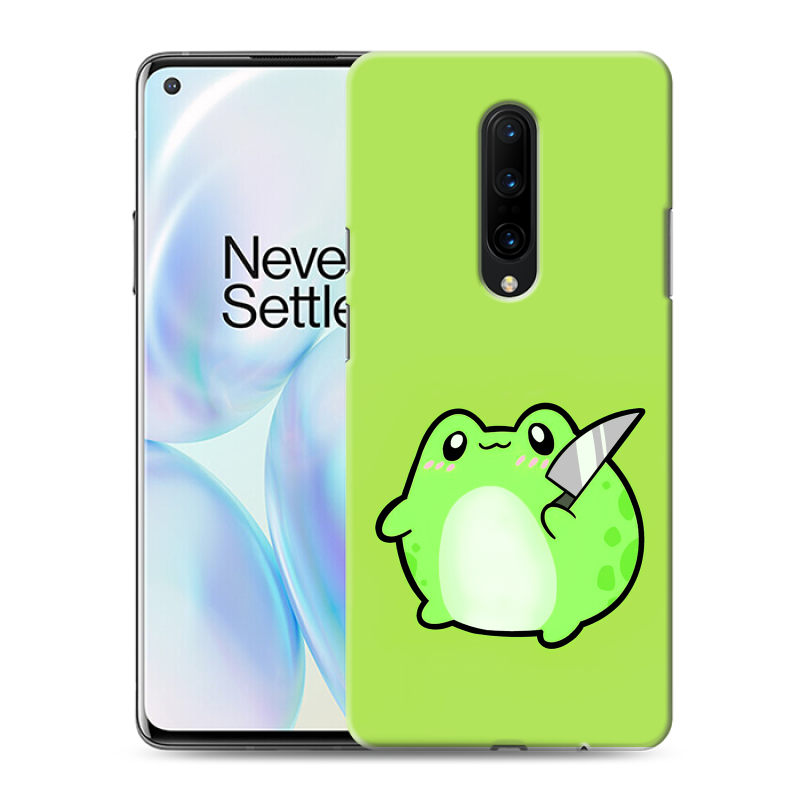 Пластиковый чехол на OnePlus 8 с принтом Лягушенок Пластиковый чехол на OnePlus 8 с принтом Лягушенок