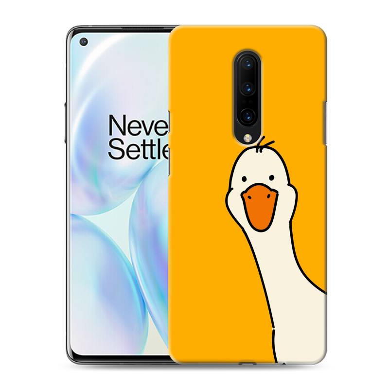 Силиконовый чехол на OnePlus 8 с принтом Утка Силиконовый чехол на OnePlus 8 с принтом Утка