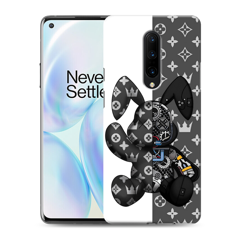 Силиконовый чехол на OnePlus 8 с принтом Луи робот Силиконовый чехол на OnePlus 8 с принтом Луи робот