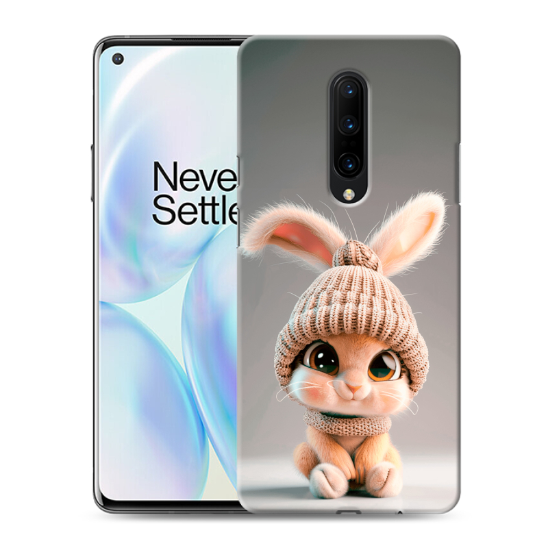 Силиконовый чехол на OnePlus 8 с принтом Кролик Силиконовый чехол на OnePlus 8 с принтом Кролик