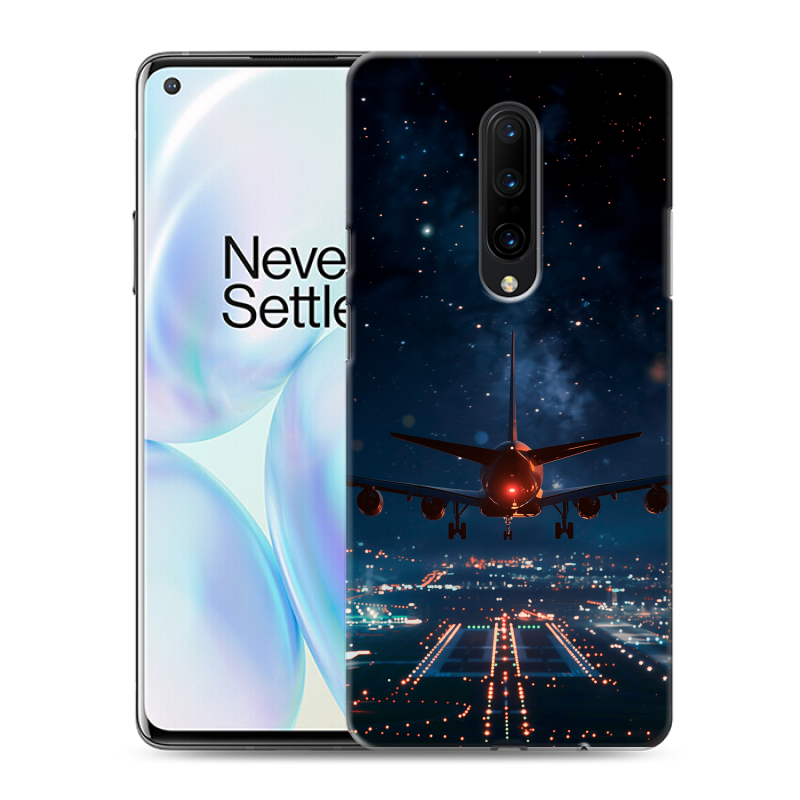 Силиконовый противоударный чехол на OnePlus 8 с принтом самолет Силиконовый противоударный чехол на OnePlus 8 с принтом самолет