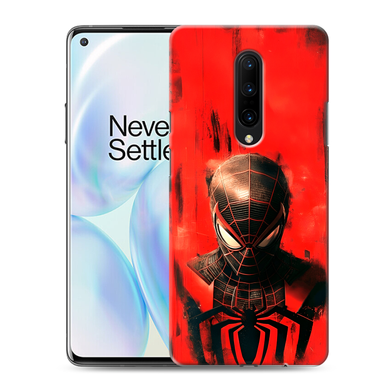Силиконовый чехол на OnePlus 8 с принтом человек паук spiderman Силиконовый чехол на OnePlus 8 с принтом человек паук spiderman