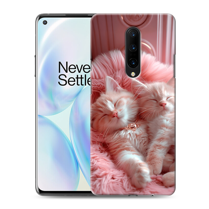 Силиконовый противоударный чехол на OnePlus 8 с принтом котята котики Силиконовый противоударный чехол на OnePlus 8 с принтом котята котики
