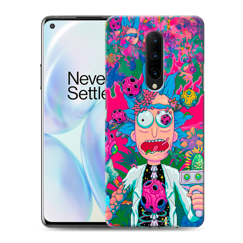Силиконовый чехол на OnePlus 8 с принтом Рик и Морти Rick Morty Силиконовый чехол на OnePlus 8 с принтом Рик и Морти Rick Morty