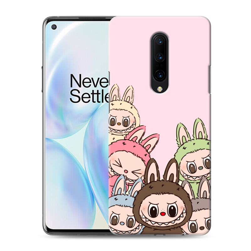 Пластиковый чехол на OnePlus 8 с принтом Лабубу Пластиковый чехол на OnePlus 8 с принтом Лабубу