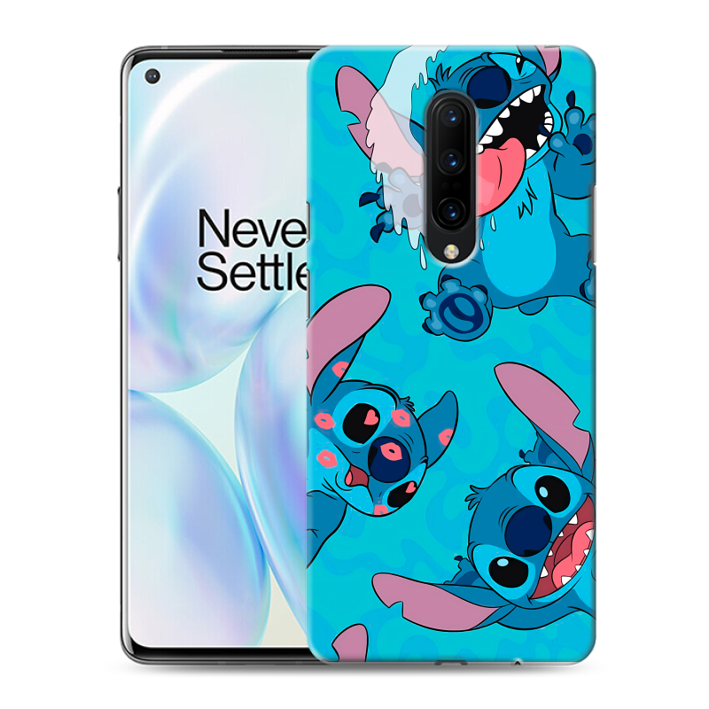 Пластиковый чехол на OnePlus 8 с принтом Лило и Стич Пластиковый чехол на OnePlus 8 с принтом Лило и Стич