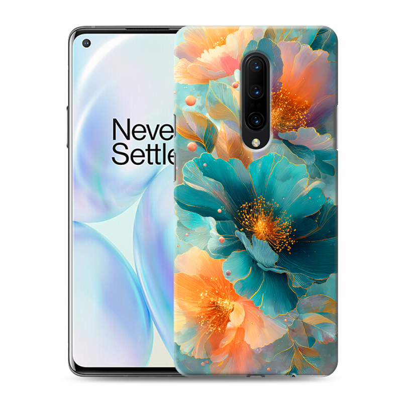 Пластиковый чехол на OnePlus 8 с принтом Цветы Пластиковый чехол на OnePlus 8 с принтом Цветы