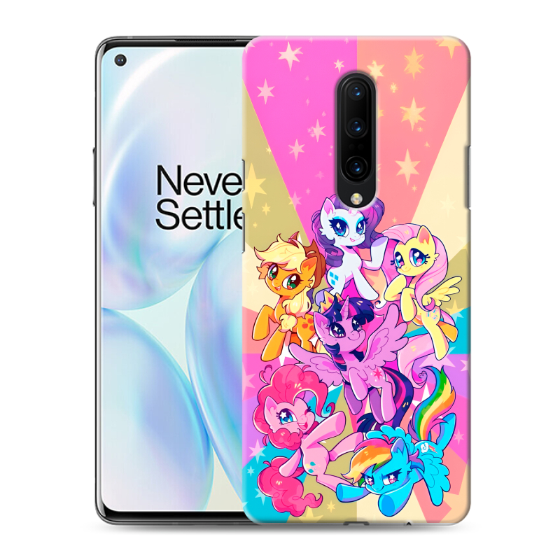 Силиконовый чехол на OnePlus 8 с принтом My little pony Дружба чудо Силиконовый чехол на OnePlus 8 с принтом My little pony Дружба чудо