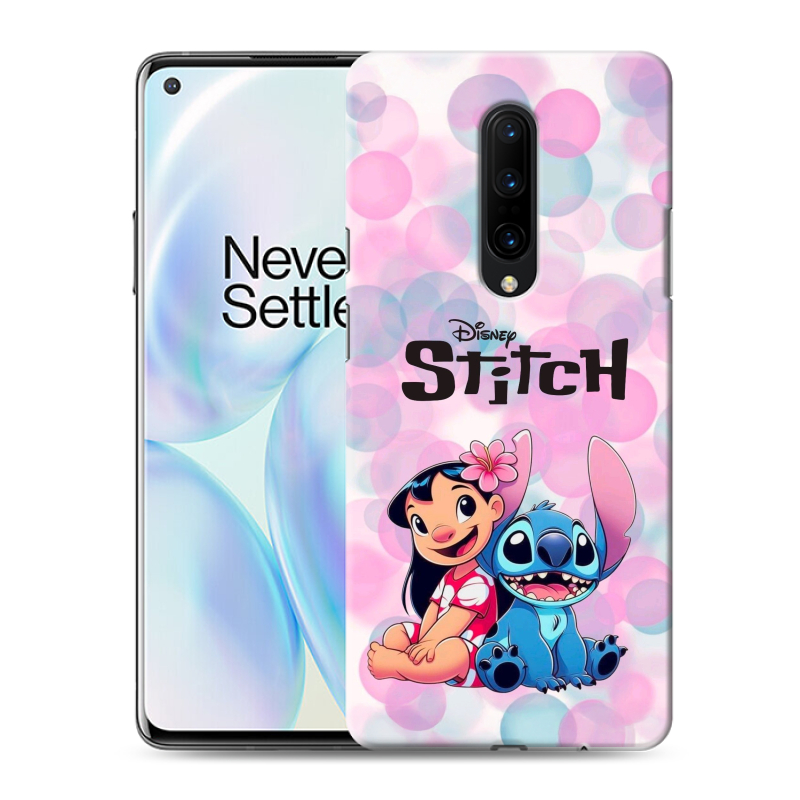 Силиконовый чехол на OnePlus 8 с принтом Лило и Стич Силиконовый чехол на OnePlus 8 с принтом Лило и Стич