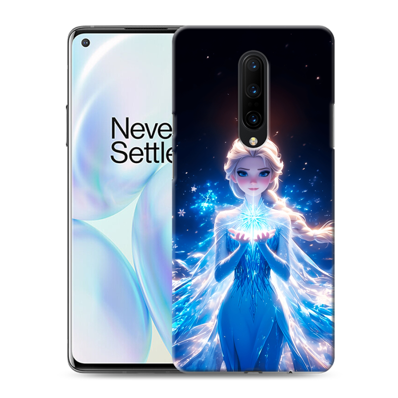 Пластиковый чехол на OnePlus 8 с принтом Холодное сердце Frozen Пластиковый чехол на OnePlus 8 с принтом Холодное сердце Frozen