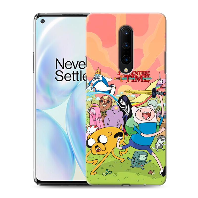 Силиконовый противоударный чехол на OnePlus 8 с принтом Adventure time Время приключений Силиконовый противоударный чехол на OnePlus 8 с принтом Adventure time Время приключений