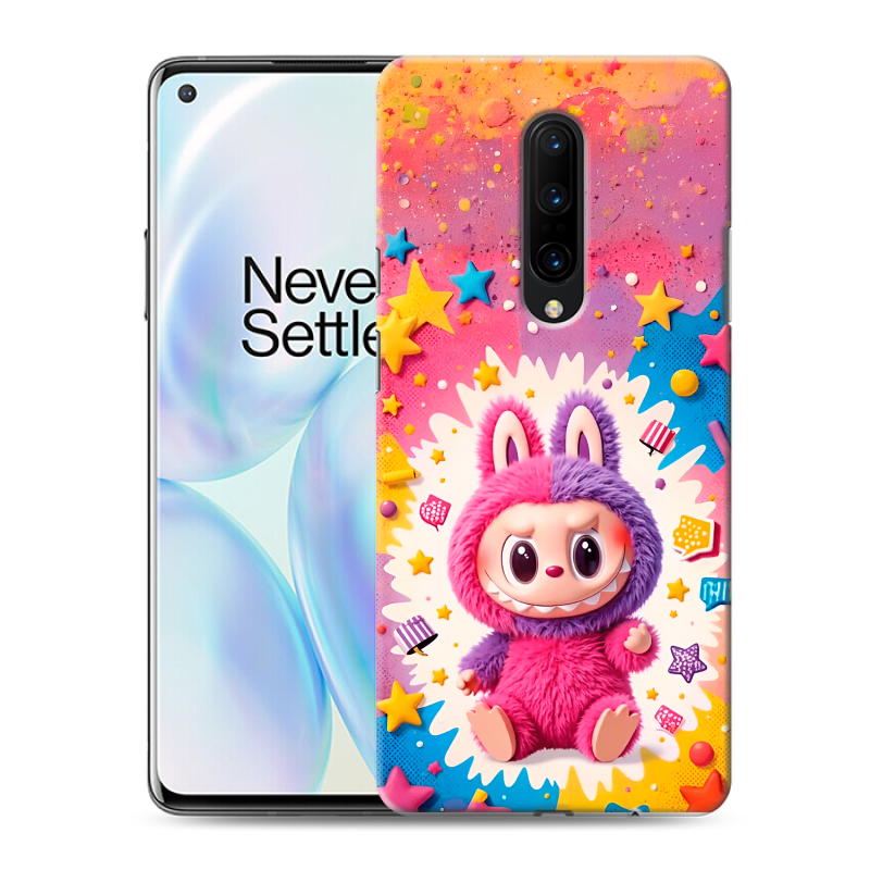 Силиконовый чехол на OnePlus 8 с принтом Labubu Лабубу Силиконовый чехол на OnePlus 8 с принтом Labubu Лабубу