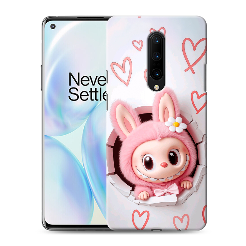 Пластиковый чехол на OnePlus 8 с принтом Labubu Лабубу Пластиковый чехол на OnePlus 8 с принтом Labubu Лабубу