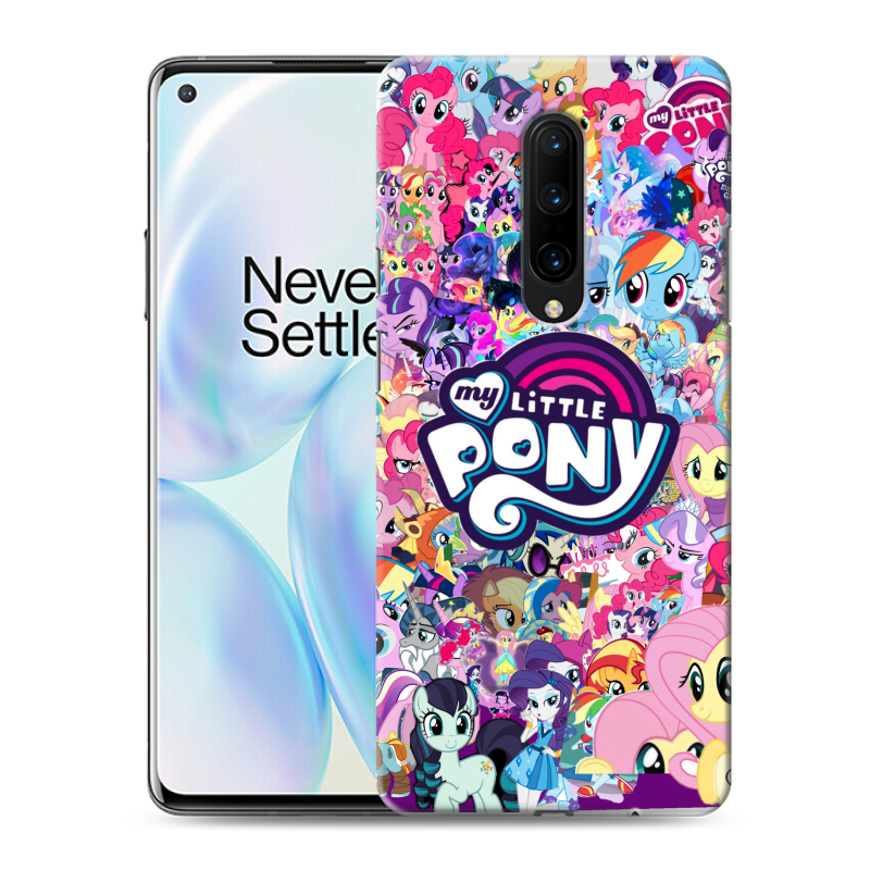 Пластиковый чехол на OnePlus 8 с принтом My little pony Дружба чудо Пластиковый чехол на OnePlus 8 с принтом My little pony Дружба чудо