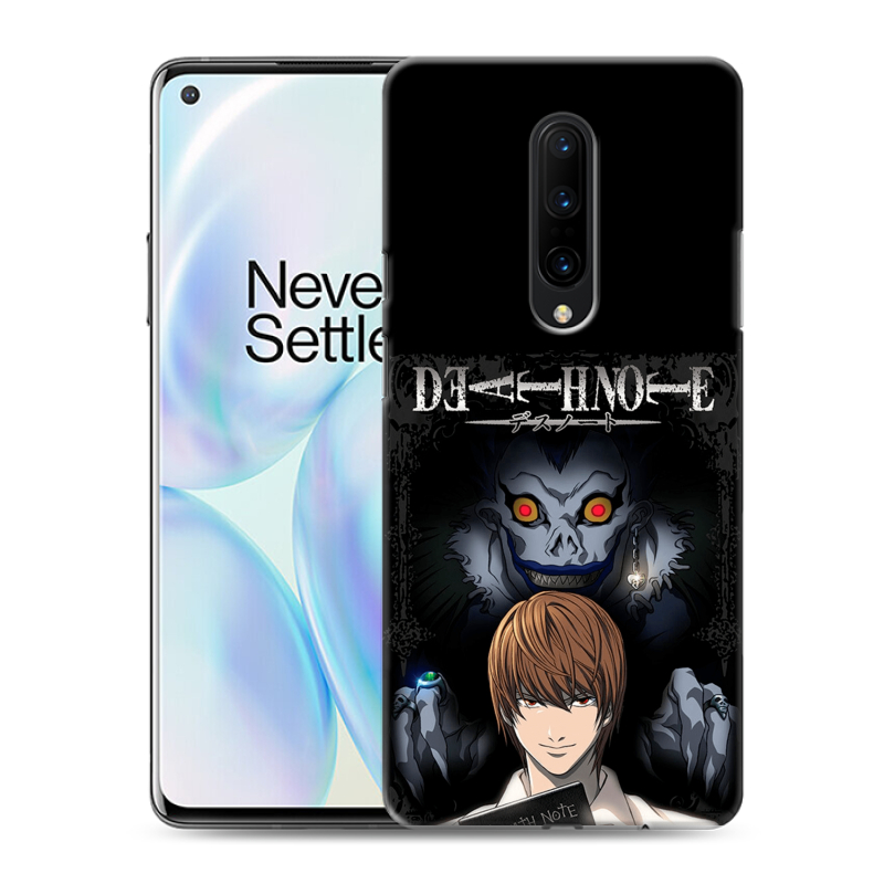 Силиконовый противоударный чехол на OnePlus 8 с принтом Death note Тетрадь смерти Силиконовый противоударный чехол на OnePlus 8 с принтом Death note Тетрадь смерти