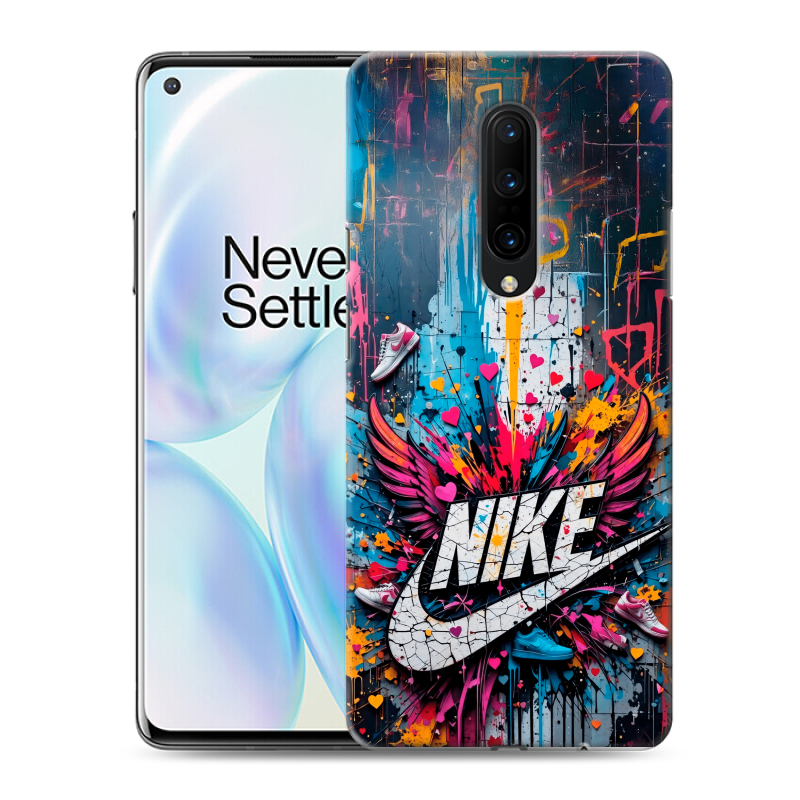 Пластиковый чехол на OnePlus 8 с принтом Nike Найк Пластиковый чехол на OnePlus 8 с принтом Nike Найк